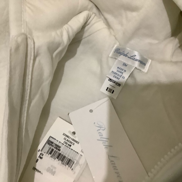 NEW with Tags Ralph Lauren Baby 9M  White Hooded Barn Bunting Jacket WinterCover - Picture 2 of 10